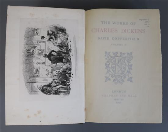Dickens, Charles - Works - National edition, one of 750, royal 8vo, 40 vols,